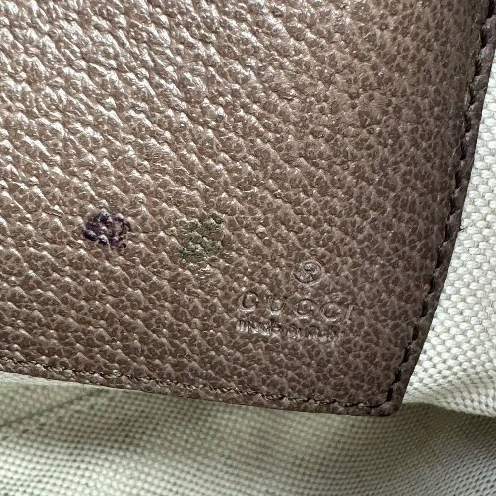 Rare Gucci Ophidia Web Khaki Clutch Bag